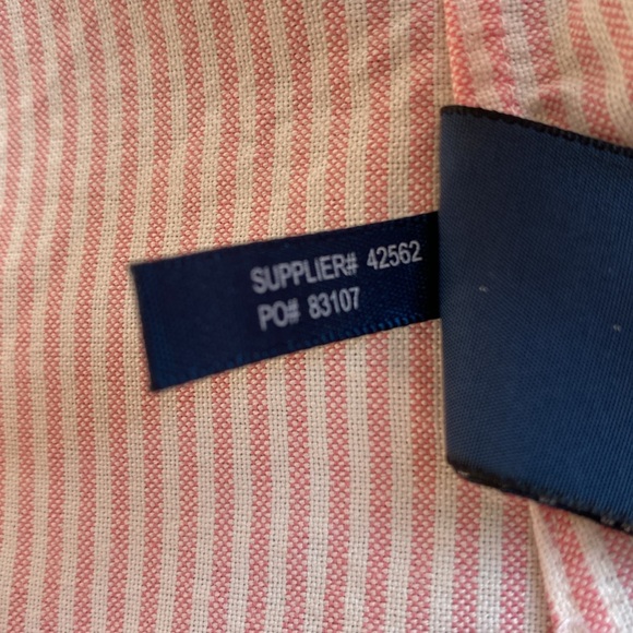Ralph Lauren Slim Fit Striped Oxford Flesh Pony - Picture 7 of 11